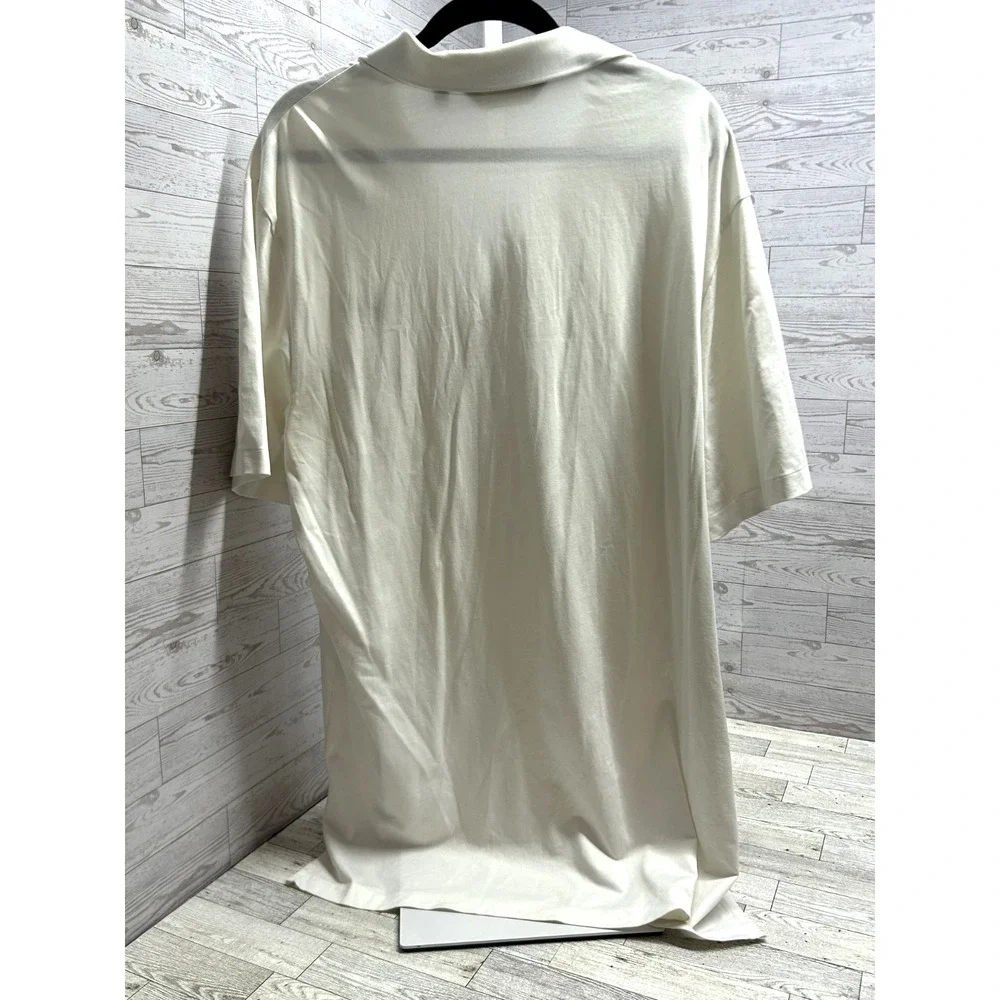 Sawgrass RALPH LAUREN Polo Golf Shirt Performance Mens XLarge Solid White‎ XL